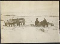 030. Sled deer Deering to Igloo [Mary's Igloo?] - Lunch - hot tea and pilot bread