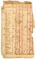 Post office book, letters received, 1767-1768