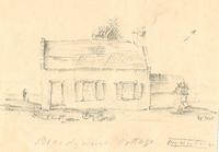 Brandywine Cottage, exterior; interior measurements on verso