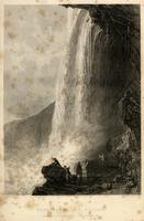 Horse-Shoe Fall, Niagara: Entrance to the Cavern of, on the English Side