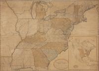 Map of the United States, exhibiting the post-roads, the situations, connections and distances of the post-offices stage roads, counties & principal rivers, 1804.