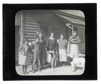 Lantern Slide #017: Sally Brown and family, Catawba, S.C.