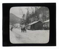 Lantern Slide #042: Winter settlement, North Carolina