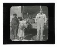 Lantern Slide #043: John Driver's family