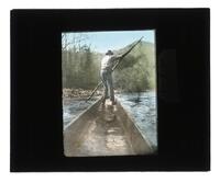 Lantern Slide #045: Canoe