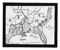 Lantern Slide #080: Map of tribal boundaries, Southeast, U.S.