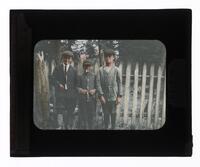 Lantern Slide #133: Three little Hurons