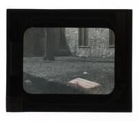 Lantern Slide #172: Sir William Johnson's grave, Johnstown