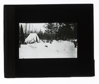 Lantern Slide #241: Winter settlement