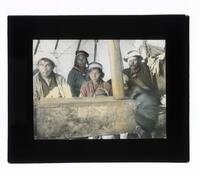 Lantern Slide #265: Montagnais-Naskapi men, women