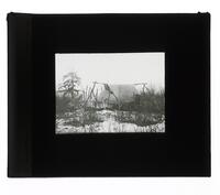 Lantern Slide #283: Winter camp