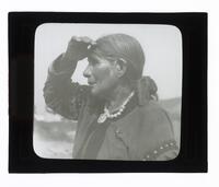 Lantern Slide #300: Montagnais-Naskapi woman