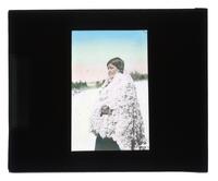 Lantern Slide #340: Montagnais-Naskpi woman