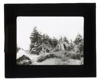 Lantern Slide #353: Micmac settlement