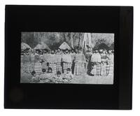 Lantern Slide #358: Seminole women, children