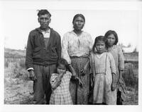 A214: Alex Owen (Waanachense) and Kaapech, Pauingassi, Manitoba, circa 1930s