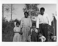 A259: Inchesh, Inchooch, and family, Poplar Hill, Ontario, circa 1930s