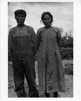 A232: William Pascal (Wisaakejaak) and Elizabath Pascal (Maanaadis), Pauingassi, Manitoba, 1933