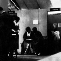 Interior of exhibit and examination  tent, Fitter Families Contest, Eastern States Exposition.