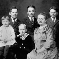 Winner of Large Family Class, Fitter Families Contest, Eastern States Exposition, 1925.