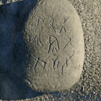 Inscribed stone