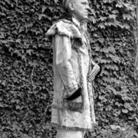 Deerskin jacket, side view