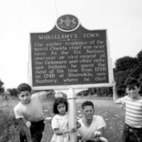 Shikellamy's town, historical marker