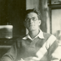 Jack Schultz at Woods Hole, Mass. Marine Biological Laboratory.