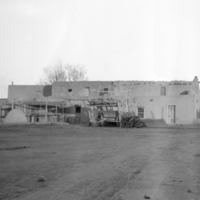 Tewa adobe dwellings