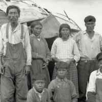 A-250: Ojibwa men, women, and children