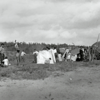 A-263: Ojibwa encampment