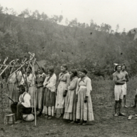 Cherokee ball game dance