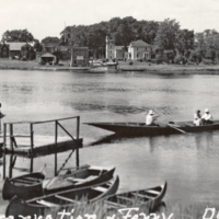 8-39-g: "Indian Reservation and Ferry, Oldtown, Me." postcard.