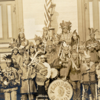 9-19-c: "Penobscot Band," postcard.