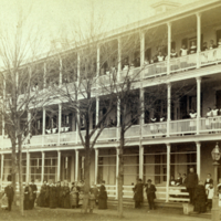 Girls' quarters at the Indian Training School