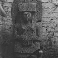 Mayan stone idol