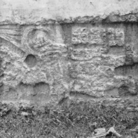 Detail of Mayan glyphs