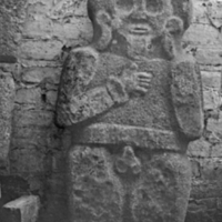 Mayan stone figure