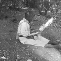 Tepecano man weaving