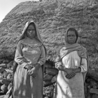 Two Tepecano women, native attire