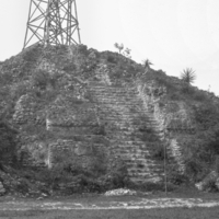 Mayan ruins with tower