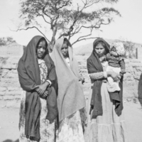 Tepecano woman, infant