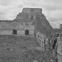 Mayan wall, pyramid, temple