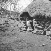 Tepecano child in doorway