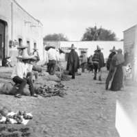 Tepecano men at market