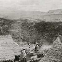 Tepecano village scene, Azquetlan, Jalisco, 1912.