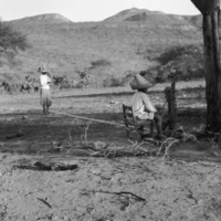 Two Tepecano men, wearing sombreros