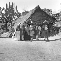 Tepecano men, women, dwelling