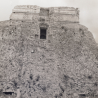 Mayan temple entrance