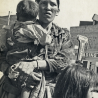 Navajo mother, Indian Ceremonial, Gallup, New Mexico